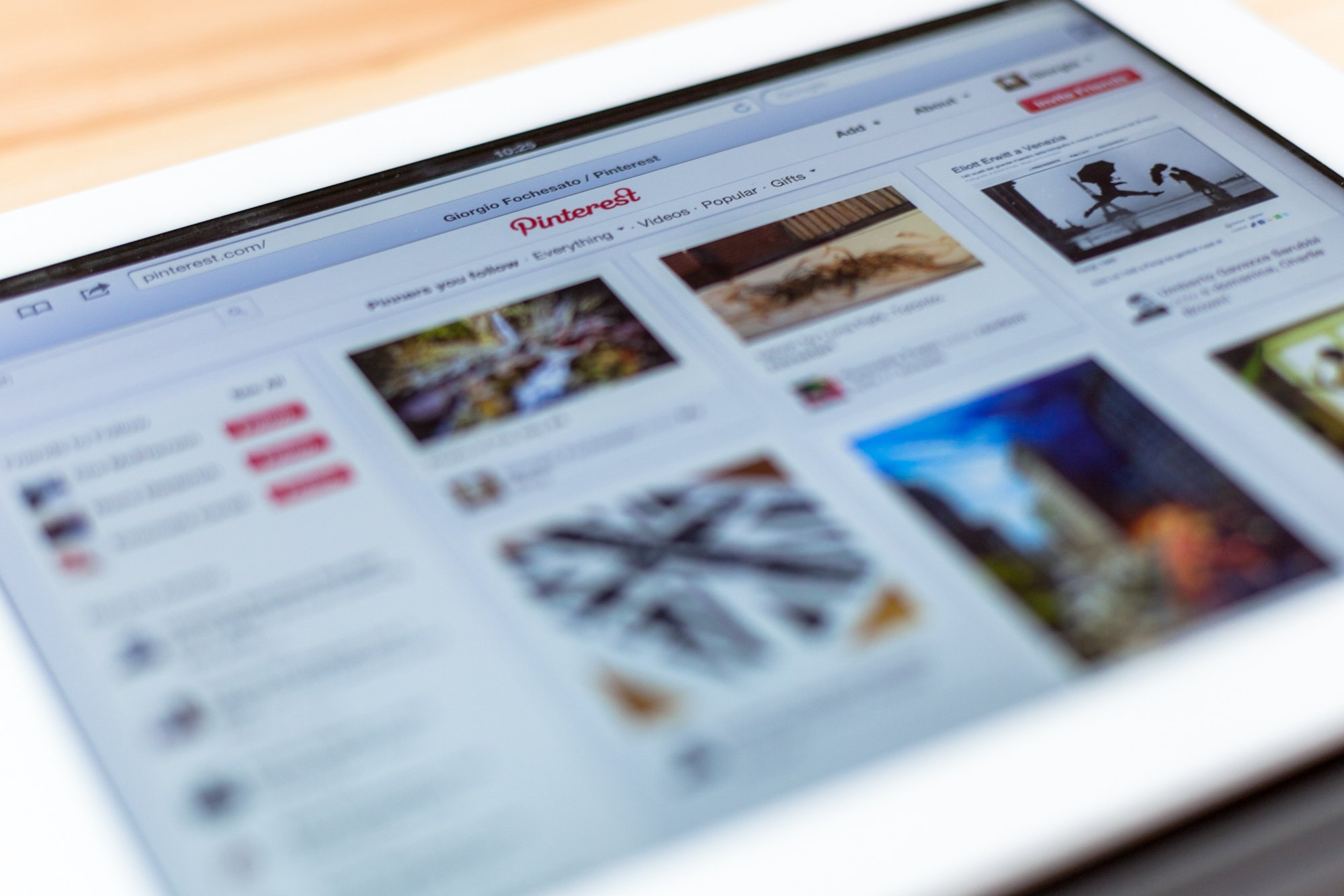Pinterest profiel