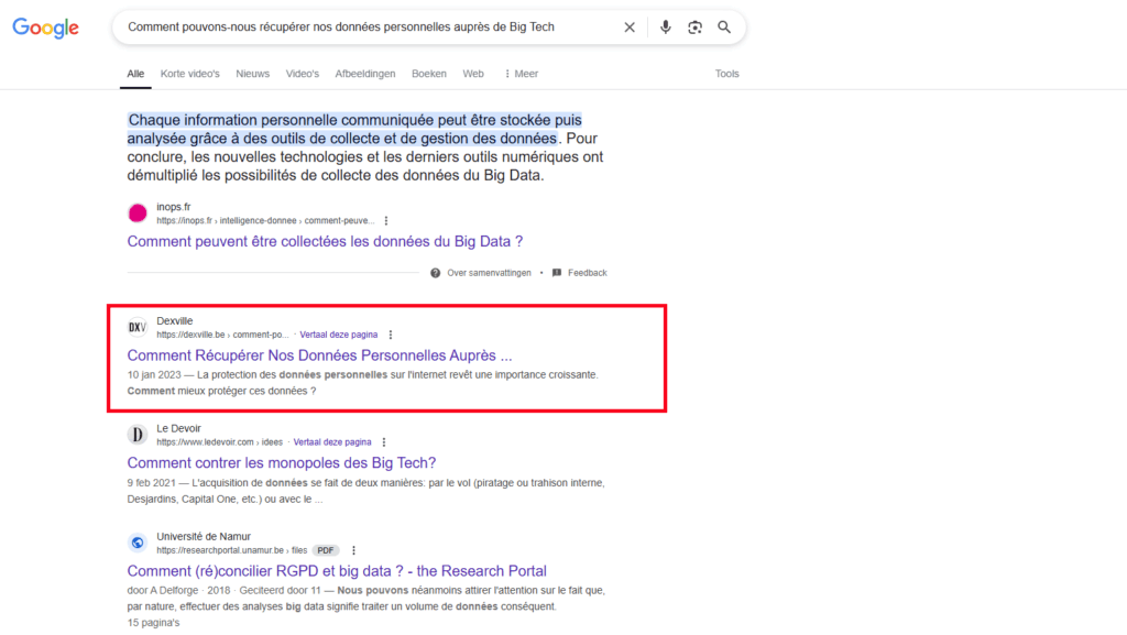 Optimisation du referencement generatif